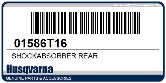 Husqvarna 01586T16 Shockabsorber Rear