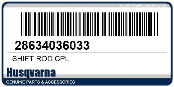 Husqvarna 28634036033 Shift Rod Cpl.
