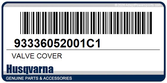 Husqvarna 93336052001C1 Valve Cover