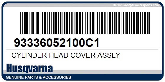 Husqvarna 93336052100C1 Cylinder Head Cover Assly