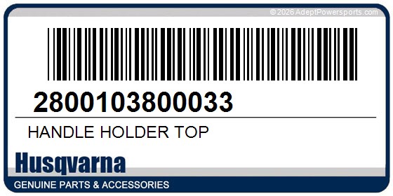 Husqvarna 2800103800033 Handle Holder Top