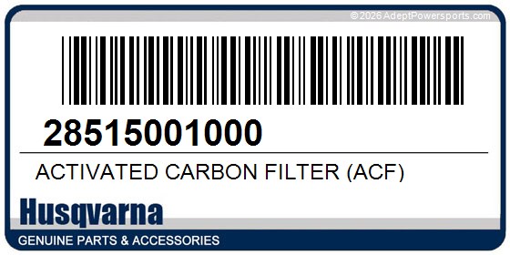 Husqvarna 28515001000 Activated Carbon Filter (Acf)