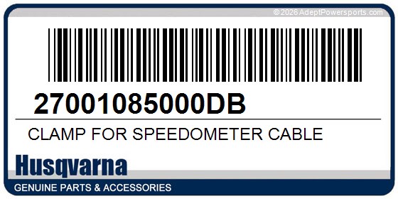 Husqvarna 27001085000DB Clamp For Speedometer Cable
