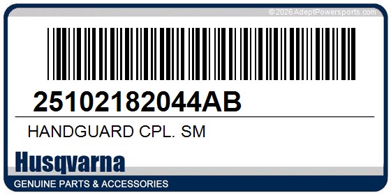 Husqvarna 25102182044AB Handguard Cpl. Sm