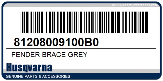 Husqvarna 81208009100B0 Fender Brace Grey