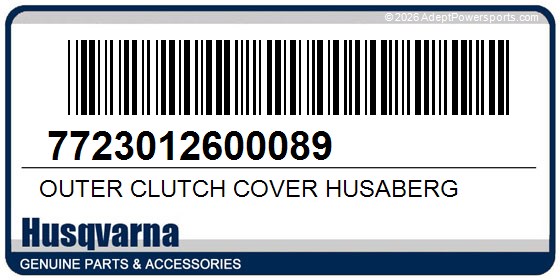 Husqvarna 7723012600089 Outer Clutch Cover Husaberg