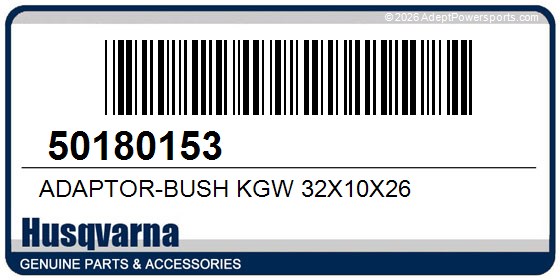 Husqvarna 50180153 Adaptor-Bush Kgw 32X10x26