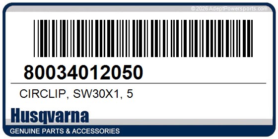 Husqvarna 80034012050 Circlip, Sw30x1, 5