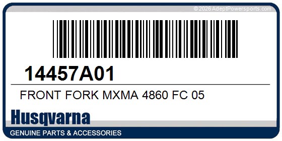 Husqvarna 14457A01 Front Fork Mxma 4860 Fc 05