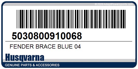 Husqvarna 5030800910068 Fender Brace Blue 04