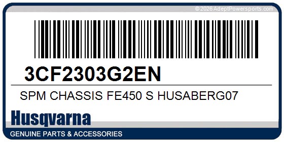 Husqvarna 3CF2303G2EN Spm Chassis Fe450 S Husaberg07