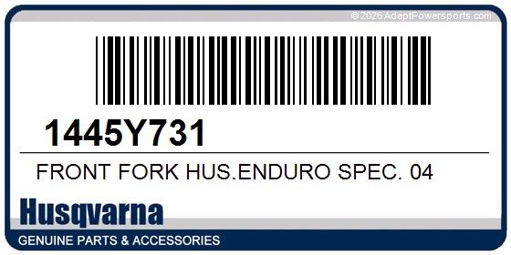 Husqvarna 1445Y731 Front Fork Hus.Enduro Spec. 04