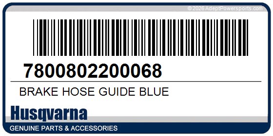 Husqvarna 7800802200068 Brake Hose Guide Blue