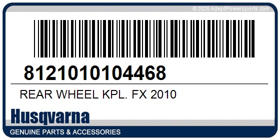 Husqvarna 8121010104468 Rear Wheel Kpl. Fx 2010