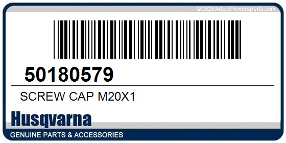 Husqvarna 50180579 Screw Cap M20x1