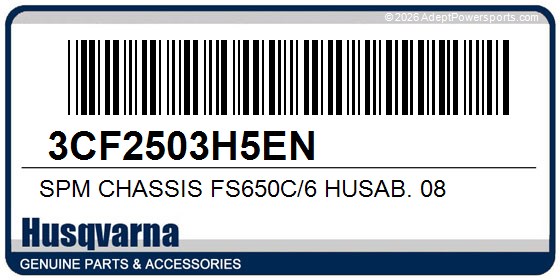 Husqvarna 3CF2503H5EN Spm Chassis Fs650c/6 Husab. 08