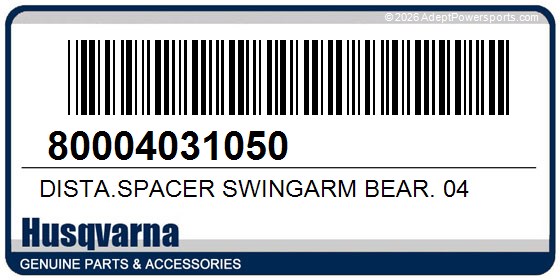 Husqvarna 80004031050 Dista.Spacer Swingarm Bear. 04