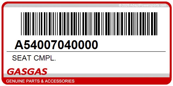 GasGas A54007040000 Seat Cmpl.