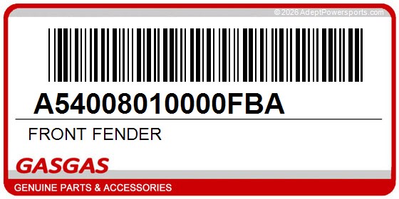GasGas A54008010000FBA Front Fender