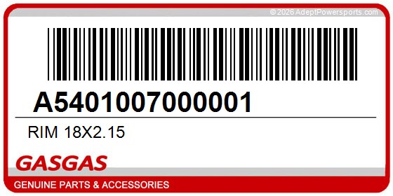 GasGas A5401007000001 Rim 18X2.15