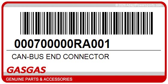 GasGas 000700000RA001 Can-Bus End Connector