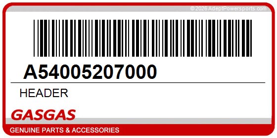 GasGas A54005207000 Header