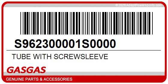GasGas S962300001S0000 Tube With Screwsleeve