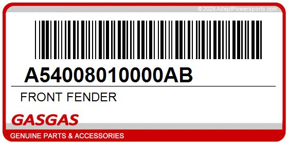GasGas A54008010000AB Front Fender