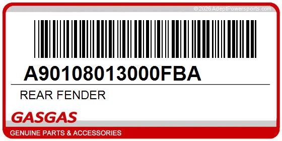 GasGas A90108013000FBA Rear Fender
