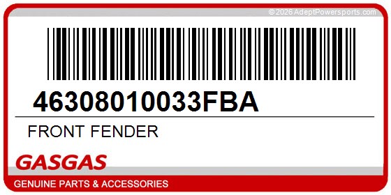 GasGas 46308010033FBA Front Fender