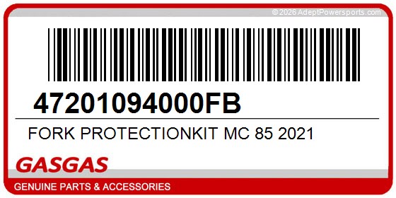 GasGas 47201094000FB Fork Protectionkit Mc 85 2021