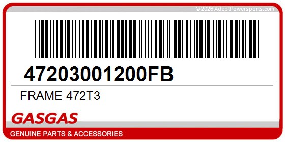 GasGas 47203001200FB Frame 472T3