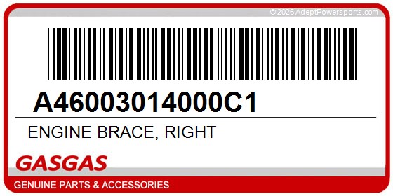 GasGas A46003014000C1 Engine Brace, Right