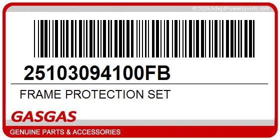 GasGas 25103094100FB Frame Protection Set