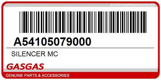 GasGas A54105079000 Silencer Mc