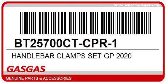 GasGas BT25700CT-CPR-1 Handlebar Clamps Set Gp 2020