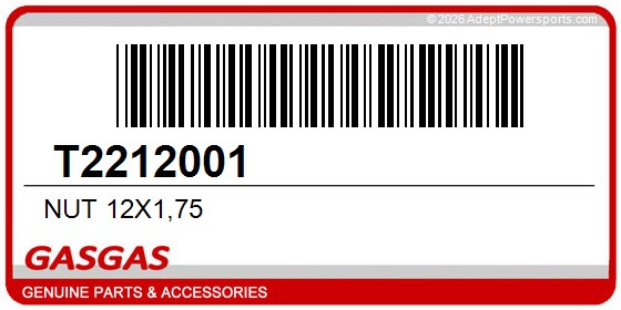 GasGas T2212001 Nut 12X1,75