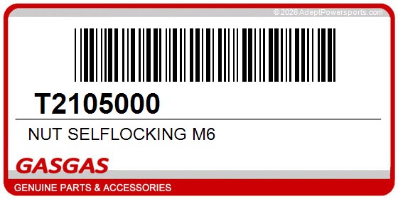 GasGas T2105000 Nut Selflocking M6