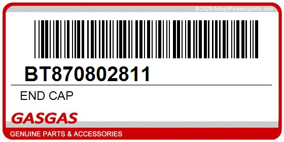 GasGas BT870802811 End Cap