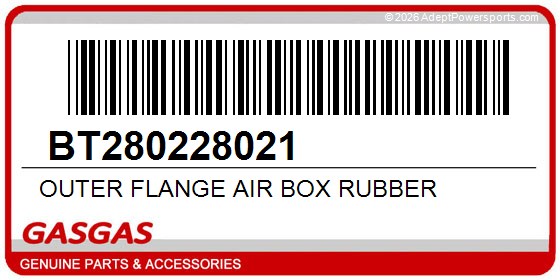 GasGas BT280228021 Outer Flange Air Box Rubber