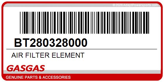 GasGas BT280328000 Air Filter Element