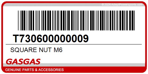 GasGas T730600000009 Square Nut M6