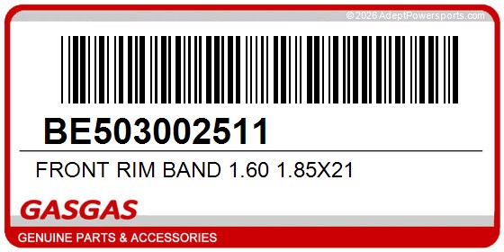 GasGas BE503002511 Front Rim Band 1.60 1.85X21