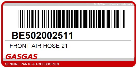 GasGas BE502002511 Front Air Hose 21