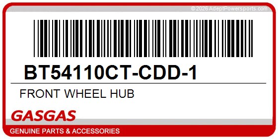 GasGas BT54110CT-CDD-1 Front Wheel Hub