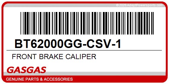 GasGas BT62000GG-CSV-1 Front Brake Caliper