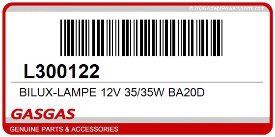 GasGas L300122 Bilux-Lampe 12V 35/35W Ba20d
