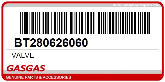 GasGas BT280626060 Valve