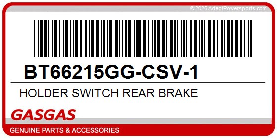 GasGas BT66215GG-CSV-1 Holder Switch Rear Brake