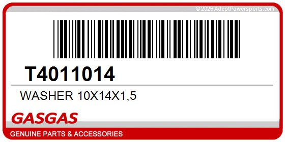 GasGas T4011014 Washer 10X14x1,5